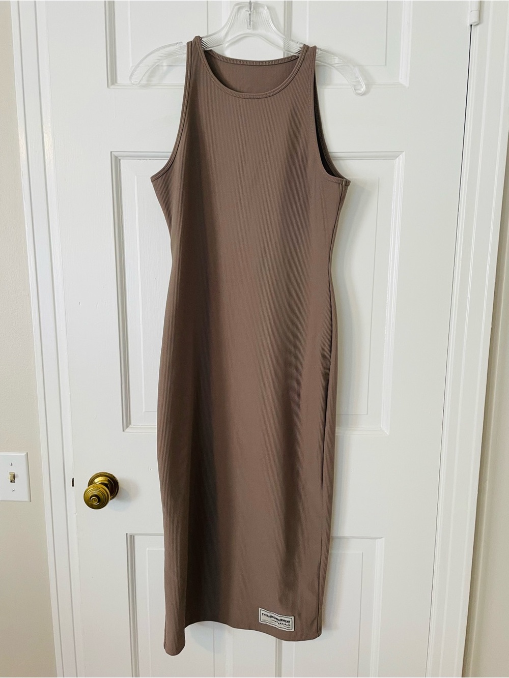 The Giving Movement Ribbed Bodycon Midi Dress